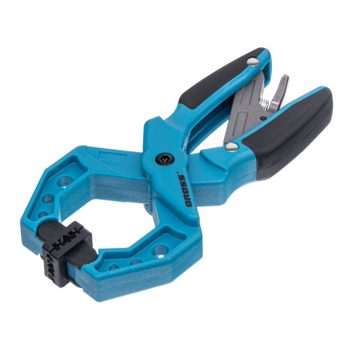 Струбцина клещеобразная 1-1/2, пластиковый корпус, храповой механизм жесткой фиксации, 38 мм Gross по ценам производителя в Екатеринбурге с доставкой по всей России