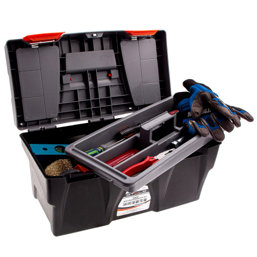 Ящик для инструмента 20", 500 х 260 х 260 мм, пластик Stels по ценам производителя в Екатеринбурге с доставкой по всей России