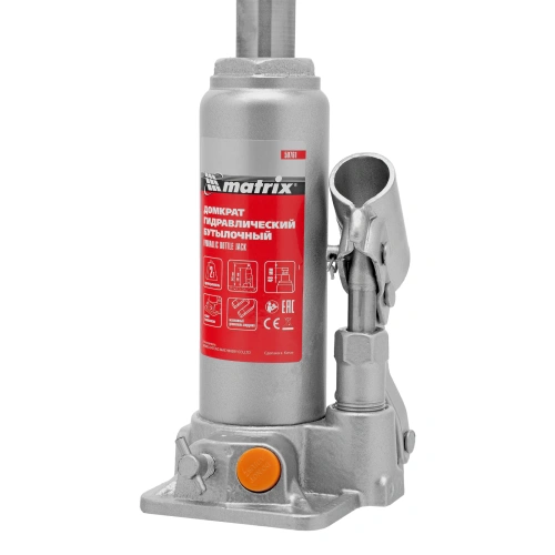 Домкрат гидравлический бутылочный, 2 т, h подъема 181-345 мм Matrix по ценам производителя в Екатеринбурге с доставкой по всей России