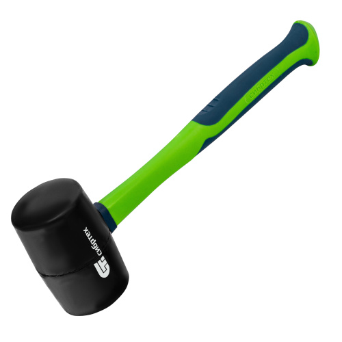 Киянка резиновая, 680 г, черная резина, фибергласовая рукоятка Сибртех по ценам производителя в Екатеринбурге с доставкой по всей России