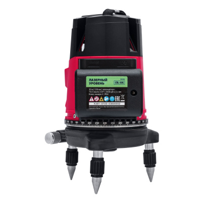 Лазерный уровень CRL-30G, 30 м, зеленый луч, акк. Li 2400 mah, резьба 5/8" MTX по ценам производителя в Екатеринбурге с доставкой по всей России