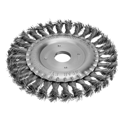 Щетка для УШМ 150 мм, посадка 22.2 мм, плоская, крученая проволока 0.5 мм Matrix по ценам производителя в Екатеринбурге с доставкой по всей России