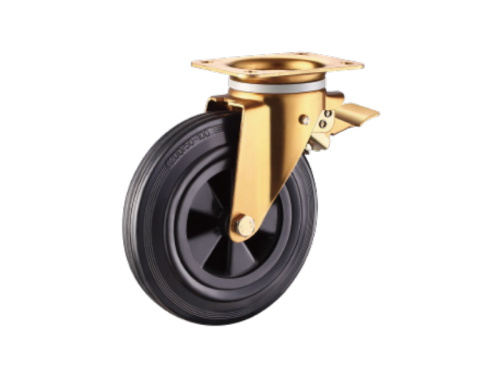 Колесо поворотное SCb63K 160 мм с тормозом по ценам производителя в Екатеринбурге с доставкой по всей России