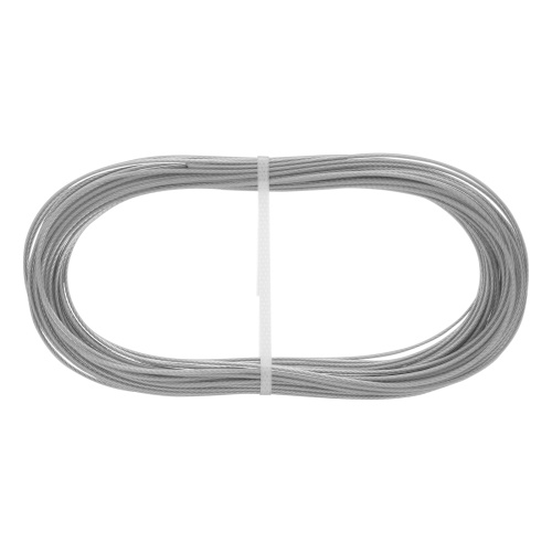 Трос металлополимерный прозрачный ПР-2.0, толщина 2.0 мм, моток 20 метров Сибртех по ценам производителя в Екатеринбурге с доставкой по всей России