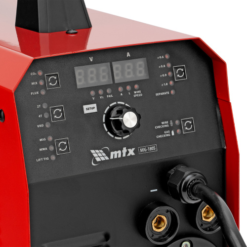 Аппарат инвертор. полуавтомат. cварки MIG-180S, 180A, ПВ 60%, катушка 5 кг MTX по ценам производителя в Екатеринбурге с доставкой по всей России