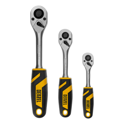 Набор инструментов, 1/2", 1/4", 3/8", CrV, S2, пластиковый кейс, 216 предметов Denzel по ценам производителя в Екатеринбурге с доставкой по всей России