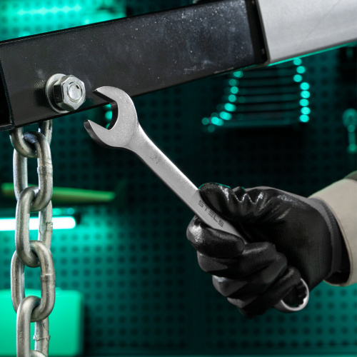 Ключ комбинированный, 21 мм, CrV, матовый хром Stels по ценам производителя в Екатеринбурге с доставкой по всей России