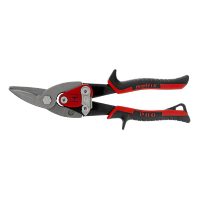 Ножницы по металлу, 250 мм, левый рез, сталь CRMO, двухкомпонентные рукоятки, PRO Matrix по ценам производителя в Екатеринбурге с доставкой по всей России