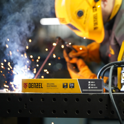 Электроды DER-46, диам. 3 мм, 2,5 кг., рутиловое покрытие Denzel по ценам производителя в Екатеринбурге с доставкой по всей России