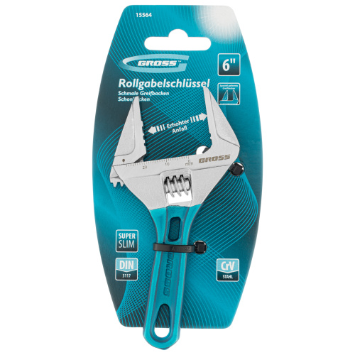 Ключ разводной, 120 мм, CrV, укороченная ручка Gross по ценам производителя в Екатеринбурге с доставкой по всей России