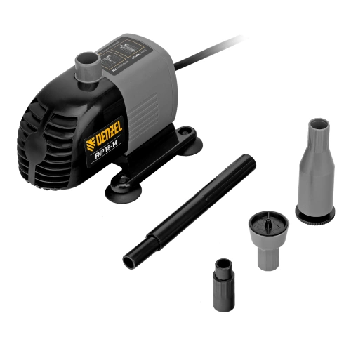 Насос фонтанный FNP18-14, 18 Вт, подъем 1,4 м, 750 л/ч, колокольчик/каскад Denzel по ценам производителя в Екатеринбурге с доставкой по всей России