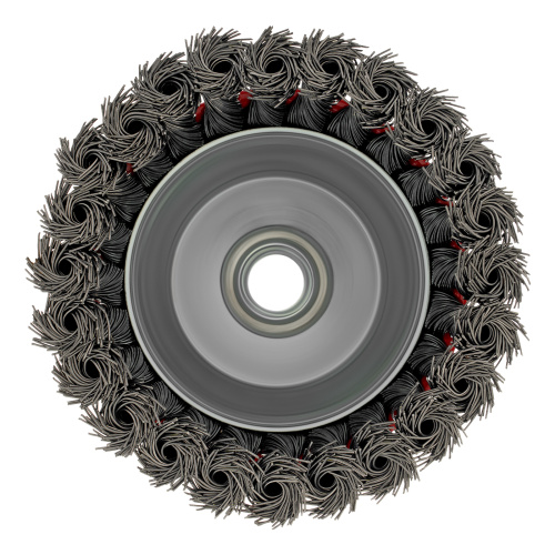 Щетка для УШМ, 100 мм, М14, "чашка", крученая проволока 0.5 мм Matrix по ценам производителя в Екатеринбурге с доставкой по всей России