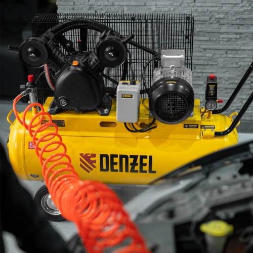 Компрессор воздушный рем. привод BCV 4000-T/100, 4,0 кВт, 100 литров, 690 л/мин Denzel по ценам производителя в Екатеринбурге с доставкой по всей России