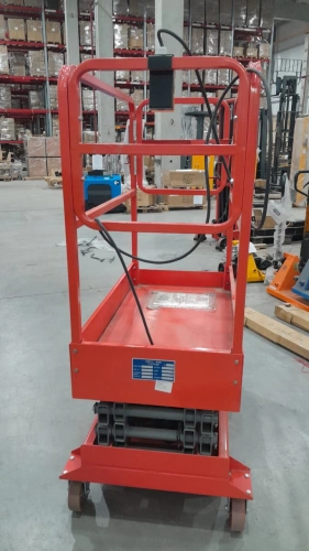 Подъемник ножничный передвижной 240 кг 3/5 м TOR GTJY DC аккумуляторный по ценам производителя в Екатеринбурге с доставкой по всей России