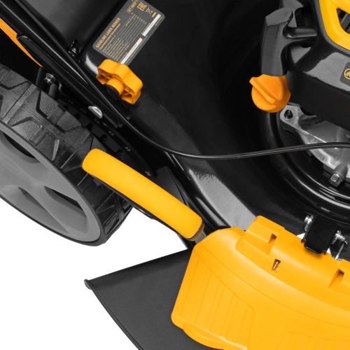 Бензиновая газонокосилка GLT-460SP-T, Trike 149 см3, 46 см, привод, панель, 60л Denzel по ценам производителя в Екатеринбурге с доставкой по всей России