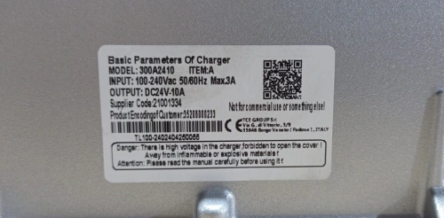 Зарядное устройство для штабелёров CDD15R-EN 24V/10A (Charger External) по ценам производителя в Екатеринбурге с доставкой по всей России