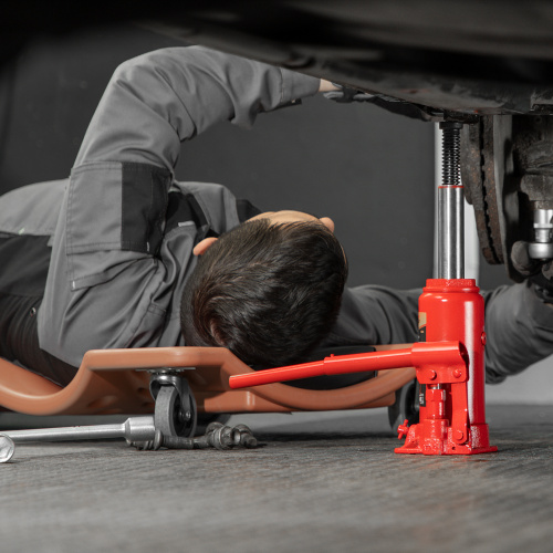 Домкрат гидравлический бутылочный, 5 т, h подъема 195-380 мм Sparta по ценам производителя в Екатеринбурге с доставкой по всей России