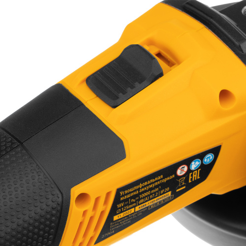 Машина углошлифовальная аккумуляторная бесщет. BLG-IB-18-125-0, Li-ion, 18 В Denzel по ценам производителя в Екатеринбурге с доставкой по всей России