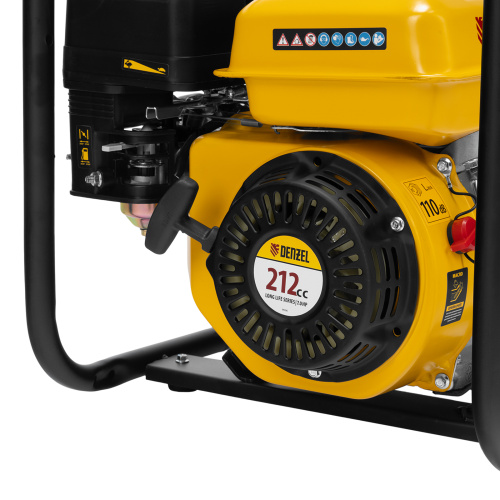 Мотопомпа бензиновая для грязной воды PX-80D7, 7 л.с., 3", 1300 л/мин, глуб 8 м,напор 30 м Denzel по ценам производителя в Екатеринбурге с доставкой по всей России