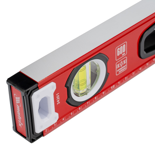 Уровень алюминиевый, фрезерованный, 3 глазка, рукоятки, 600 мм Matrix по ценам производителя в Екатеринбурге с доставкой по всей России