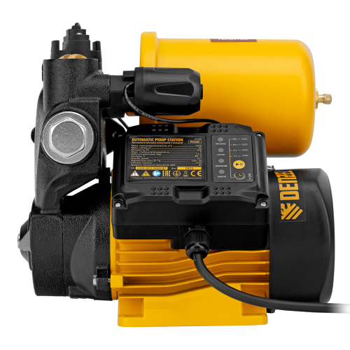 Насосная станция PS500C, 500 Вт, напор 35 м, 2200 л/ч, ресивер 2 л, блок управления Denzel по ценам производителя в Екатеринбурге с доставкой по всей России