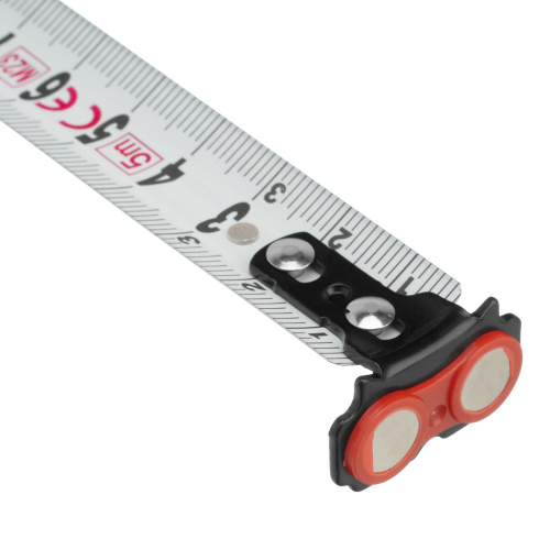 Рулетка Magnetisch 5 м х 19 мм,обрезиненный корпус,автоматическая фиксация,Нейлоновое покрытиеытие,зацеп с магнитом Gross по ценам производителя в Екатеринбурге с доставкой по всей России