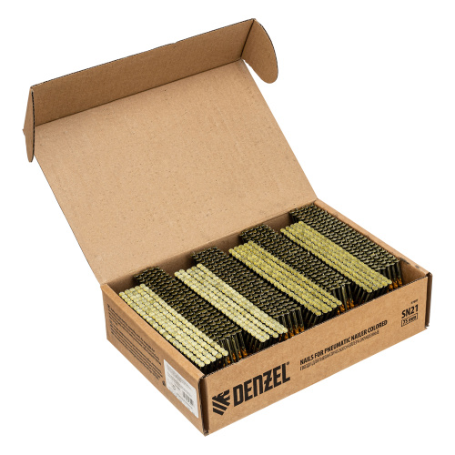 Гвозди для пнев. нейлера (крашен.) длина - 75 мм, диам. - 3,05 мм, 2000 шт. Denzel по ценам производителя в Екатеринбурге с доставкой по всей России