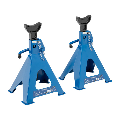 Подставки под автомобиль регулируемые, 6 т, H подъема 415-605 мм, 2 шт, Stels по ценам производителя в Екатеринбурге с доставкой по всей России
