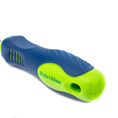 Отвертка, SL8 х 150 мм, CrV, двухкомпонентная рукоятка Сибртех по ценам производителя в Екатеринбурге с доставкой по всей России