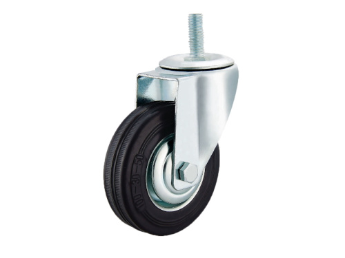 Колесо поворотное SCt 80 200 мм резина с болтом (N) по ценам производителя в Екатеринбурге с доставкой по всей России