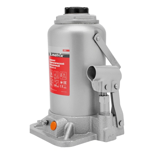 Домкрат гидравлический бутылочный, 20 т, h подъема 244-449 мм Matrix по ценам производителя в Екатеринбурге с доставкой по всей России