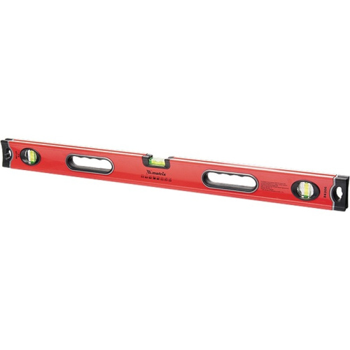 Уровень алюминиевый, 1500 мм, 3 глазка, ударопрочные заглушки, двухкомпонентные ручки Matrix ProFI по ценам производителя в Екатеринбурге с доставкой по всей России