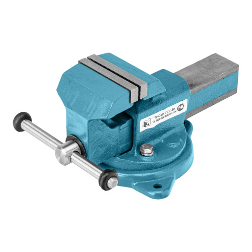 Тиски слесарные, 80 мм, поворотные (Глазов) по ценам производителя в Екатеринбурге с доставкой по всей России