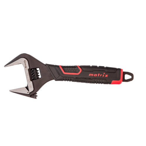 Ключ разводной, тонкие губки, фосфатированный, двухкомпонентная рукоятка, 200 мм, PRO Matrix по ценам производителя в Екатеринбурге с доставкой по всей России