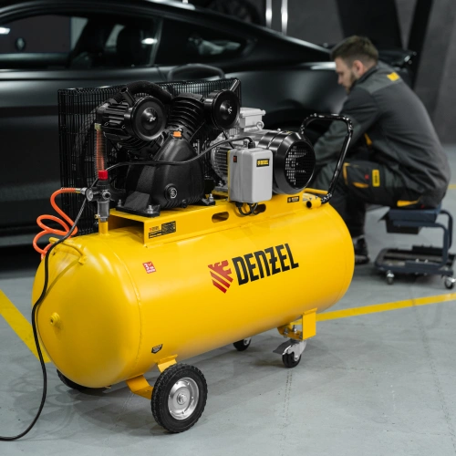 Компрессор воздушный рем. привод BCV 5500-T/200, 5,5 кВт, 200 литров, 850 л/мин Denzel по ценам производителя в Екатеринбурге с доставкой по всей России
