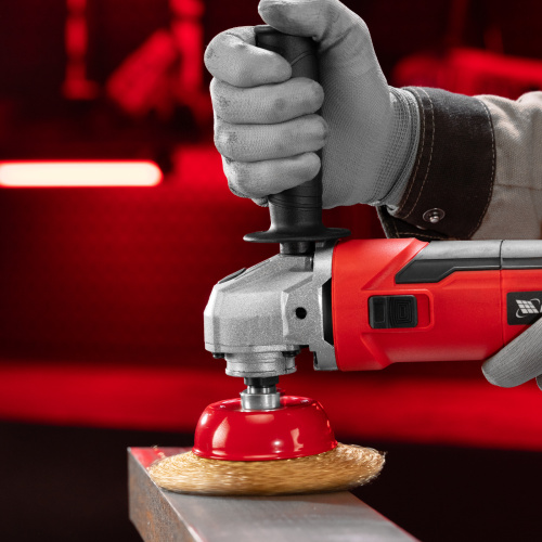 Щетка для УШМ, 100 мм, М14, "чашка", латунированная витая проволока Matrix по ценам производителя в Екатеринбурге с доставкой по всей России