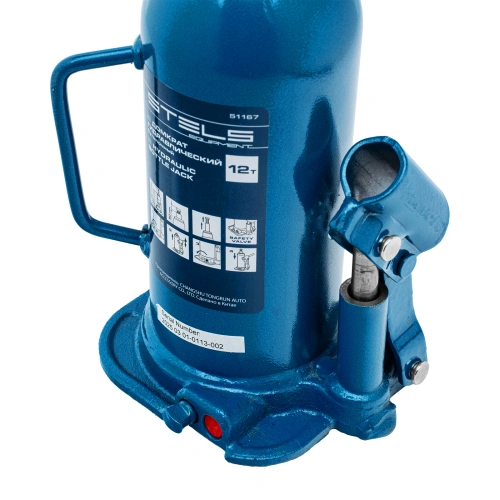 Домкрат гидравлический бутылочный, 12 т, h подъема 227-457 мм Stels по ценам производителя в Екатеринбурге с доставкой по всей России