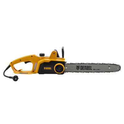 Пила цепная электрическая EDS-2000P, 2 кВт,поперечная, шина 40 см, шаг 3/8, паз 1.3 мм, 57 звеньев Denzel по ценам производителя в Екатеринбурге с доставкой по всей России