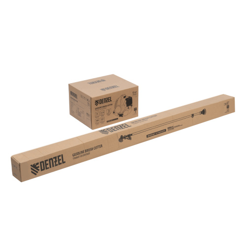 Триммер бензиновый DT-52E, 52 см3, неразъемная штанга, электростартер, состоит из 2 частей Denzel по ценам производителя в Екатеринбурге с доставкой по всей России