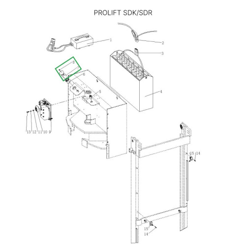 Аварийный выключатель для штабелеров SDR/SDK и SPN, для тележек SK20 по ценам производителя в Екатеринбурге с доставкой по всей России