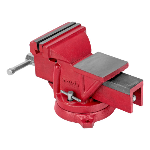 Тиски слесарные, 125 мм, поворотные, с наковальней Matrix по ценам производителя в Екатеринбурге с доставкой по всей России