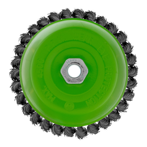 Щетка для УШМ, 150 мм, М14, "чашка", крученая проволока 0.5 мм Сибртех по ценам производителя в Екатеринбурге с доставкой по всей России