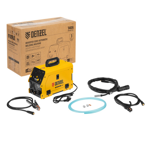 Аппарат инвертор. полуавтомат. сварки Mini MIG-140FG, 140 А, ПВ 60% Denzel по ценам производителя в Екатеринбурге с доставкой по всей России
