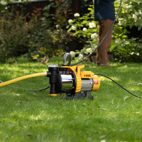 Садовый поверхностный насос GP1100SS, 1100 Вт, 4000 л/ч, подъем 45 м, пластик Denzel по ценам производителя в Екатеринбурге с доставкой по всей России