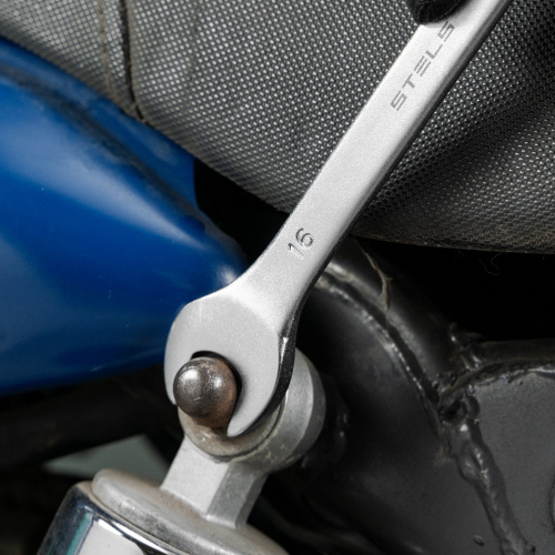 Ключ комбинированный, 16 мм, CrV, матовый хром Stels по ценам производителя в Екатеринбурге с доставкой по всей России