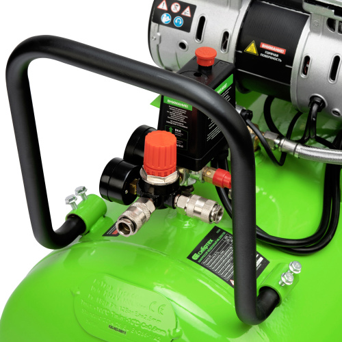 Компрессор безмаслянный малошумный МБ 2250/100, 2250 Вт, 100л, 400 л/мин Сибртех по ценам производителя в Екатеринбурге с доставкой по всей России