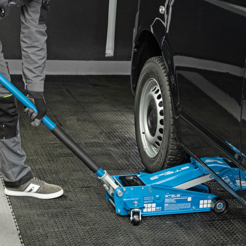 Домкрат гидравлический подкатной, 3 т, 120-450 мм, быстрый подъем, проф. Stels по ценам производителя в Екатеринбурге с доставкой по всей России