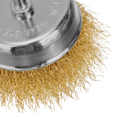 Набор щеток для дрели, 2 шт, 1 плоская, 100 мм, 1 "чашка", 75 мм, со шпильками Matrix по ценам производителя в Екатеринбурге с доставкой по всей России