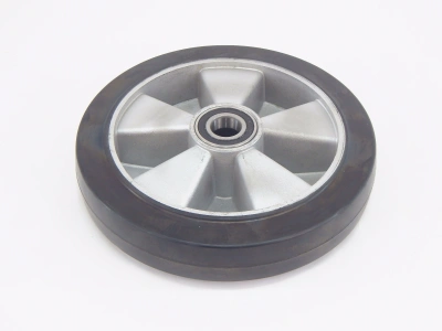 Колесо резиновое 250х50 мм с подшипником для тележек гидравлических HW по ценам производителя в Екатеринбурге с доставкой по всей России