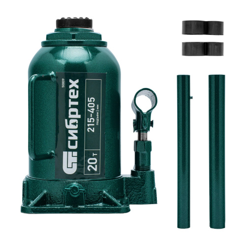 Домкрат гидравлический бутылочный, 20 т, 215-405 мм Сибртех по ценам производителя в Екатеринбурге с доставкой по всей России
